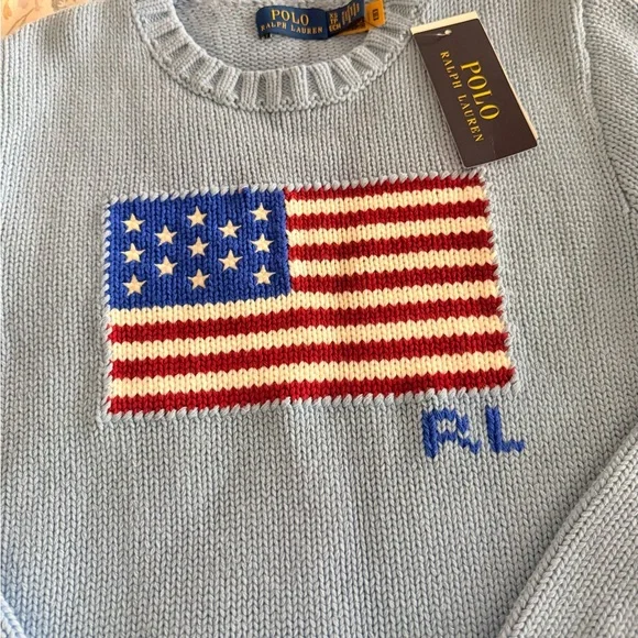 NWT Ralph Lauren Women's American Flag
Sweater Size XS - Picture 2 of 11
